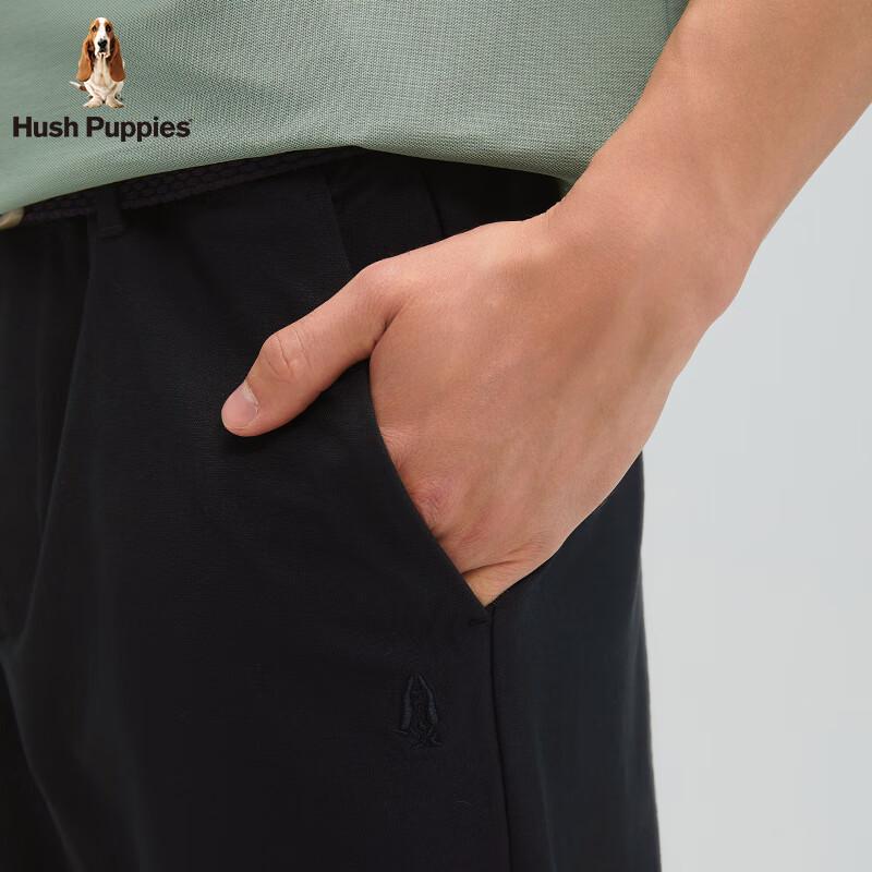 Мужские повседневные брюки Hush Puppies из смесовой хлопковой ткани, прямые, с эластичностью