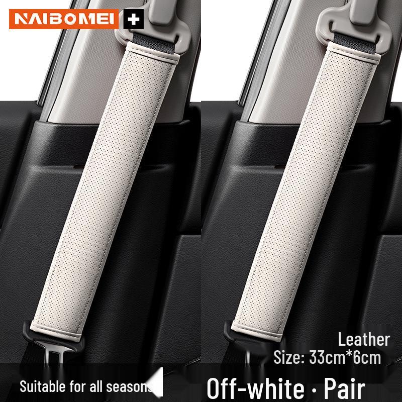 ORA Good Cat Car Seat Belt Shoulder Pad Protector for Lightning, Ballet, Black, and White Cat Models - Interior Accessory.