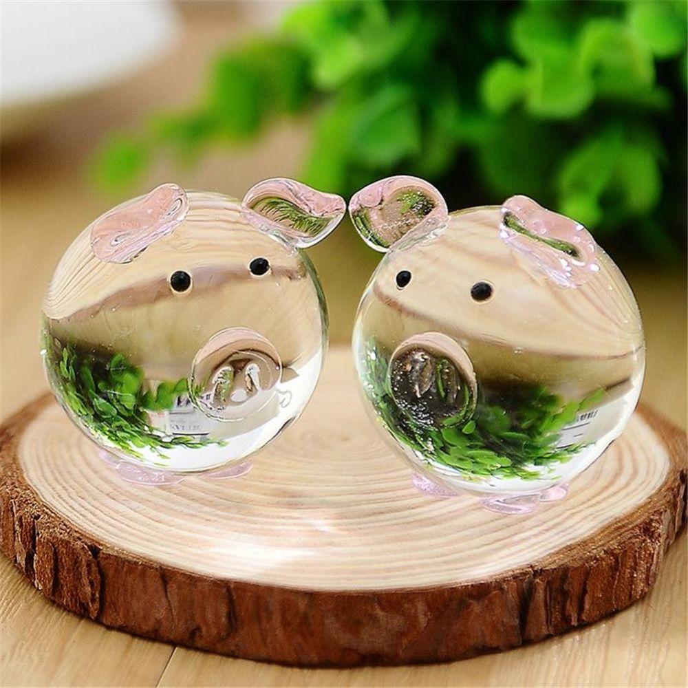 Souvenir Gifts Little Pig Figurines Art&Collection Paperweight Crafts Table Ornaments Home&Office
