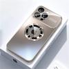 Роскошный матовый магнитный чехол для телефона для iPhone 16 15 11 12 13 14 Pro Max, защита всей камеры, силиконовая рамка, матовая задняя крышка