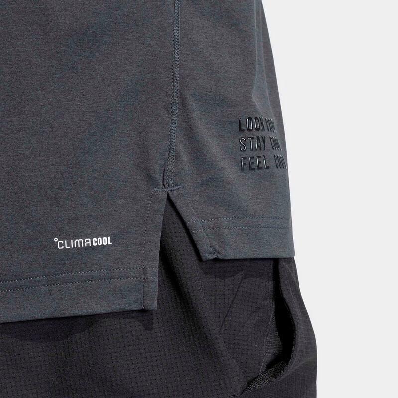 adidas Мужская дышащая футболка с коротким рукавом