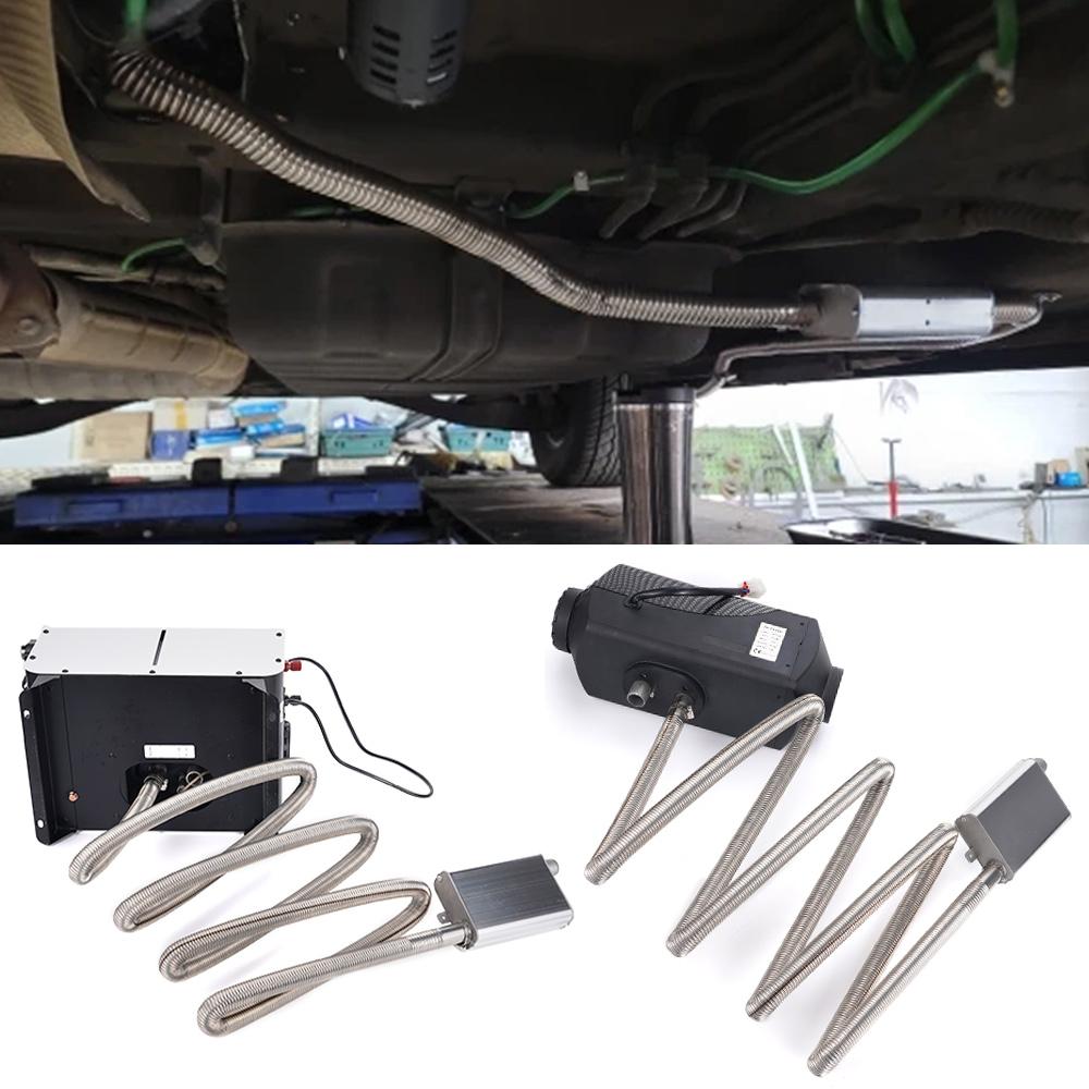 Комплект глушителя выхлопа парковочного отопителя 24 мм с выхлопной трубой из нержавеющей стали Универсальный для автодома, грузовика, морского транспорта Поддерживает свежий воздух