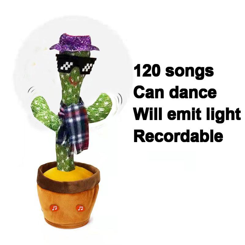 Говорящая танцующая игрушка-кактус