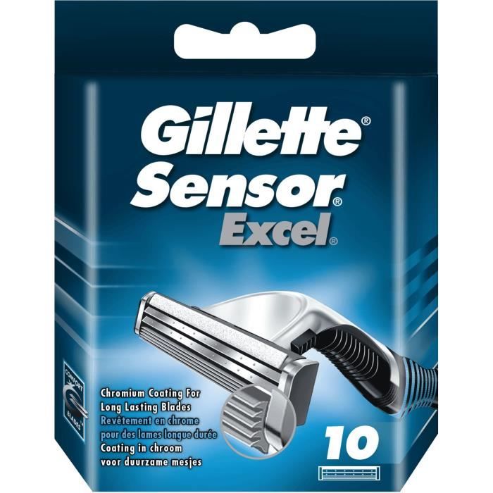 GILLETTE Лезвия для бритвы Sensor Excel x 10