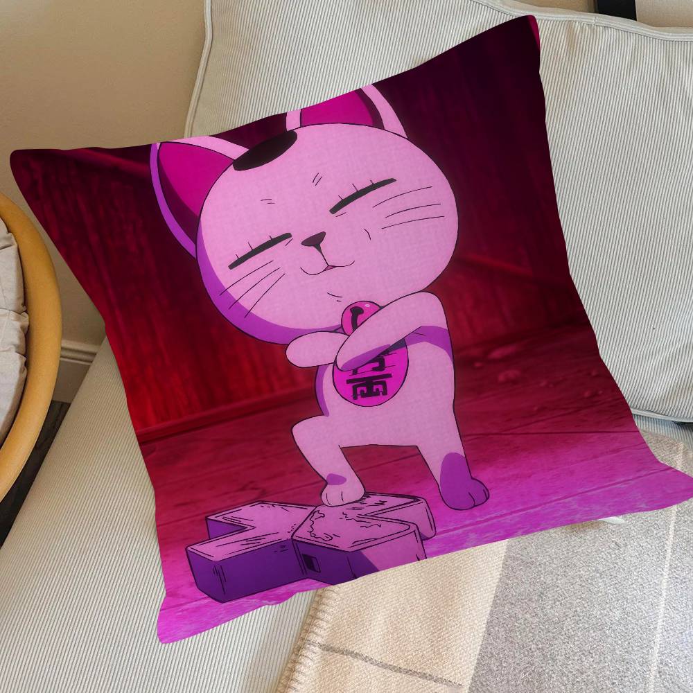 Аниме T-Turbo Бабушка Кошка Подушка Подарок Домашний Офис Украшение Спальня Диван Автомобиль Наволочка Чехол 45X45