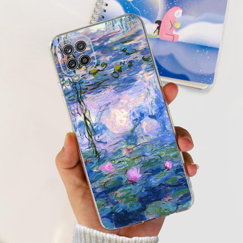 Чехол для Samsung Galaxy A12 F12 M12 Новая Мода Расписная Задняя Крышка Мягкий Силиконовый Чехол для Телефона Для Samsung M12 A 12 GalaxyA12 Корпус