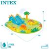 Игровой центр INTEX Little Dino Большой овальный бассейн, 191 x 152 x 58 см (Официальный японский продукт) 57166
