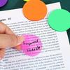 8 шт. Прозрачные стикеры: Круглые водостойкие индексные наклейки с закладками Эстетичная маркировка - Канцелярские товары для офиса и школы