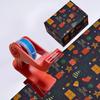 Tape Dispenser Gift Wrapping Tool with Adjustable Table Clamps And 360-Degree Rotation Easy Cut Tape Holder for Paper Rolls