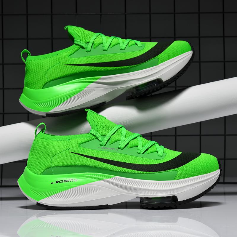Кроссовки для бега Специальные кроссовки для марафона с воздушной подушкой для мужчин и женщин Спортивные дышащие легкие удобные нескользящие кроссовки для женщин