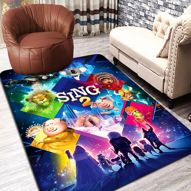Sing Rug Floor Mat for Living Room or Bedroom Soft and Comfortable Carpet a Gift for Birthday and Holiday.SFF0917135