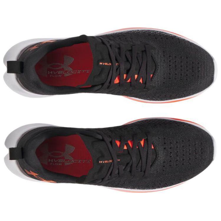Under Armour Velociti 4 Износостойкие кроссовки с низким верхом для бега по шоссе Мужские черные кроссовки 3027585-003