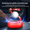 Солнечный автомобильный парфюм Star Ball Design Солнечный вращающийся держатель для духов 360 градусов Регулируемый автомобильный ароматерапевтический диффузор Ароматерапия