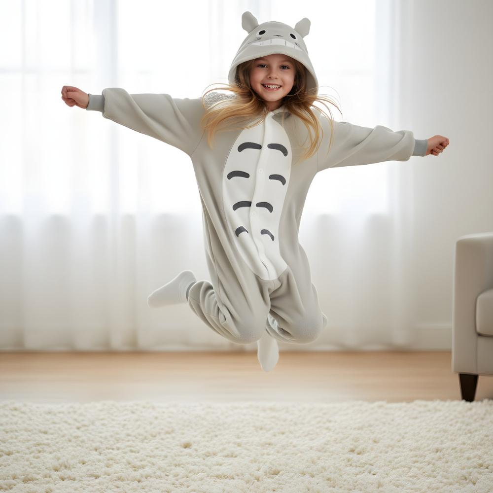 Piżama Onesie Kigurumi Kostium Przebranie Totoro Dzieci 125-135Cm