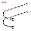 Sexy Hook Stainless Steel 30mm Anal Beads Butt Plug For Women Vaginal Anus Dilator Men Prostate Massager Sex Toys Adult 18 Games