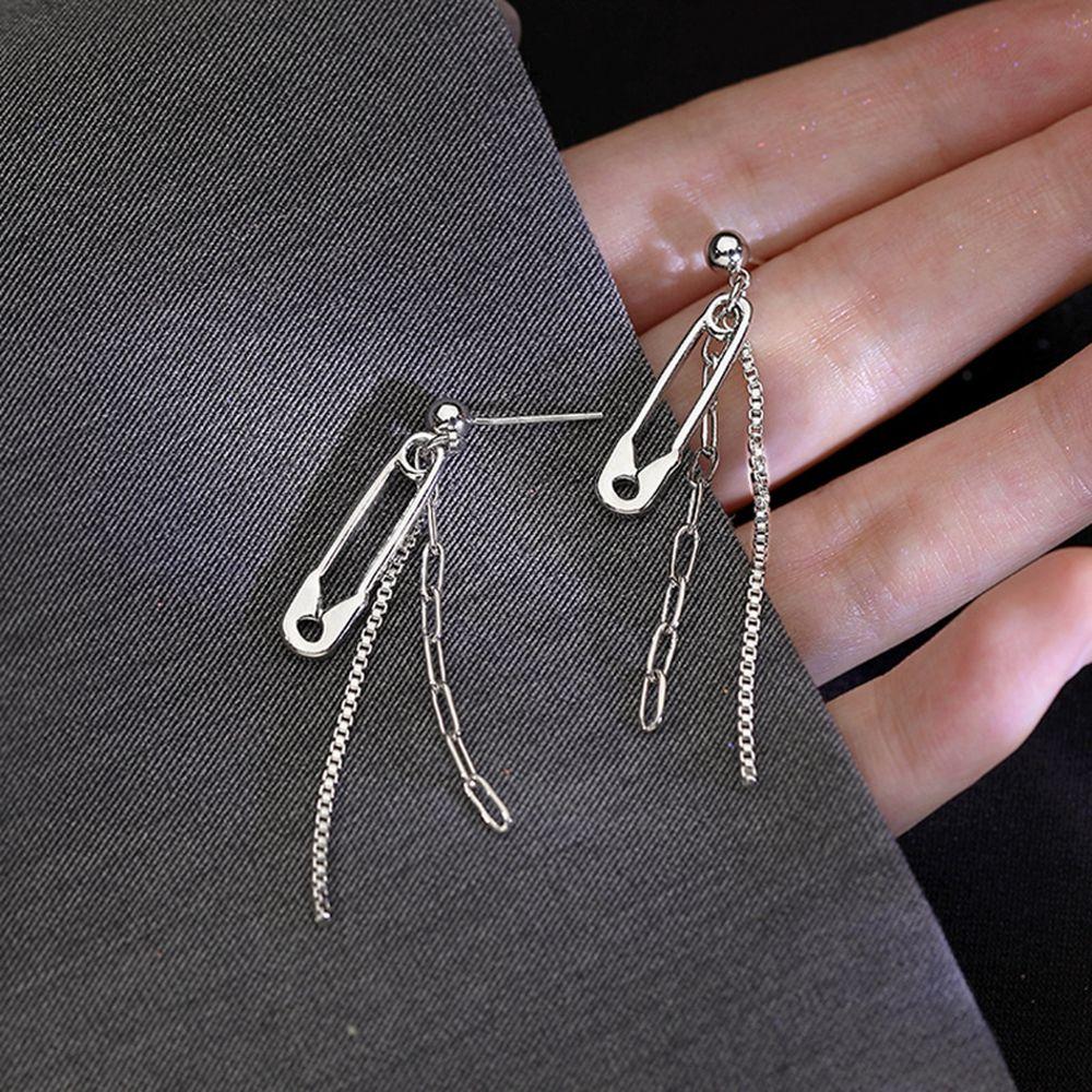 Jewelry Women Chain Rhinestone Earrings Long Earrings Female Stud Earrings Korean Style Earrings