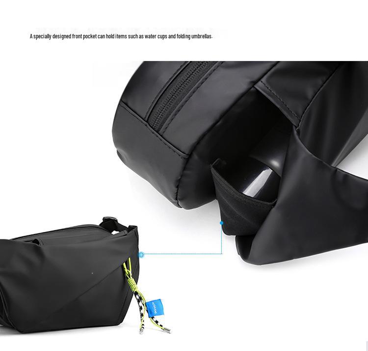 Men's 2022 Cross-border Korean Fashion Chest Bag: Trendy, Lightweight Shoulder Bag for a Cool Street Style.