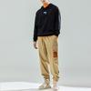 Anta Life Collection Solid Color Pullover Fleece Lined Long Sleeved Sweatshirt Unisex Black 952148707-3