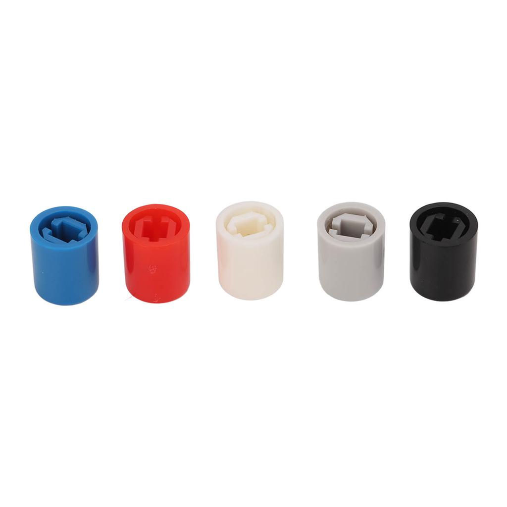 250PCS Push Button Caps ABS Plastic 6 Pin Power Self Locking Switch Caps Multiple Colors