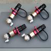 4 Pieces Air-down Deflation Port Nozzle Compact Lever-Operated Tire Deflator for