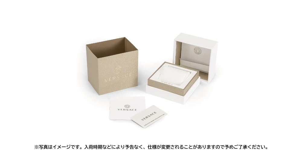 Watch Code Blue Dial Stainless Steel Sapphire Glass Quartz 43MM Swiss Watch VESN00122 [Versace] V-CODE Men's [Item]