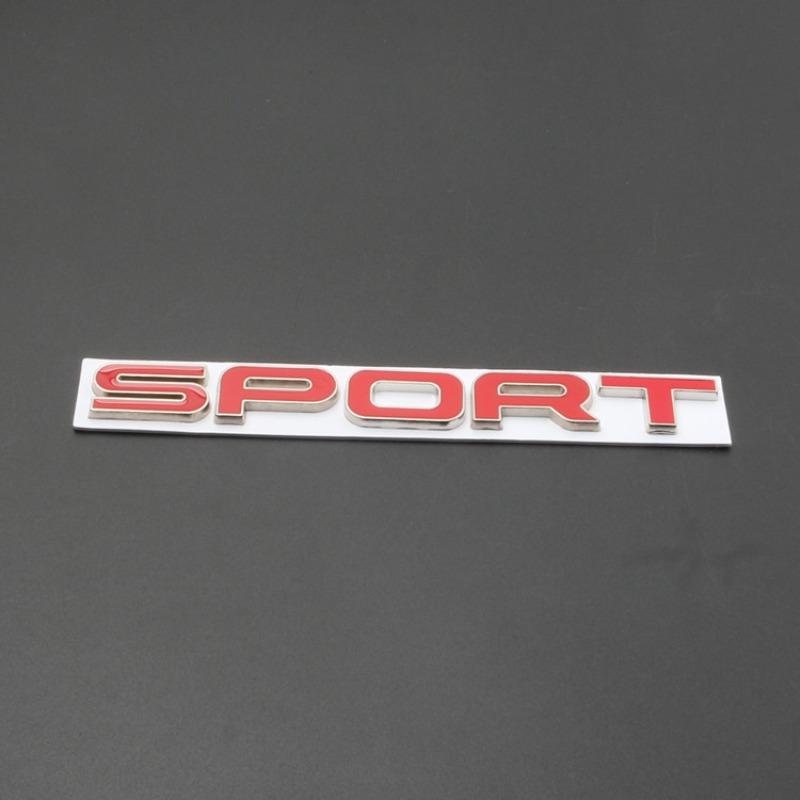 Car personalized modification car sticker metal sports car logo, sports version body sticker tail label scratches decorative sticker side label
