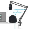 SUNMON Seiren Mini Boom Arm Microphone Stand with Pop Filter, Adjustable Suspension Boom Scissor Arm Stand with Pop Filter for Razer Seiren Mini USB S