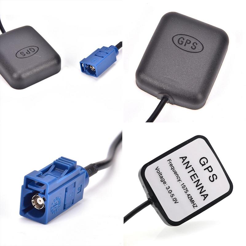 1575.42MHz Автомобильная GPS-антенна FAKRA-C Разъем GPS-приемника Водонепроницаемый Автомобильный антенный адаптер для навигации RNS315 RNS510