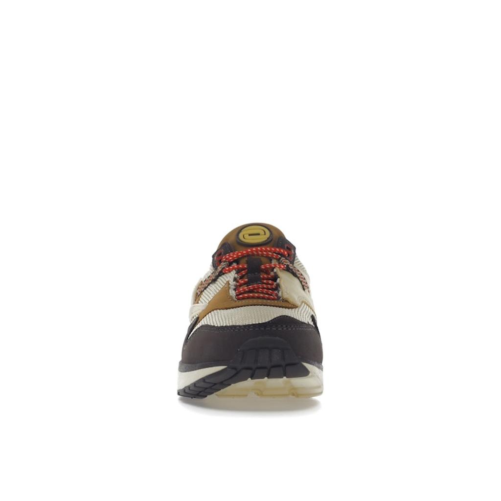 Кроссовки Travis Scott x Nike Air Max 1 PS Baroque Brown для детей Лимонно-желтый Пшеничный Чили-Красный DN4169-200