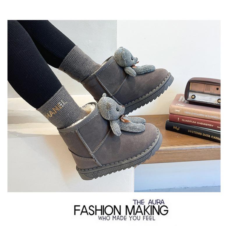 Женские плюшевые ботинки, Мужская обувь с милыми мультяшными персонажами, Мужская обувь