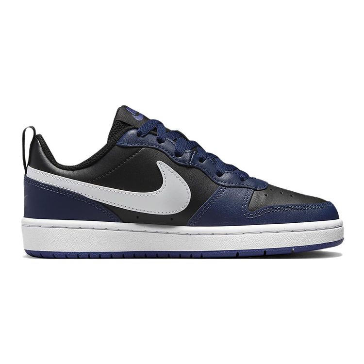 Nike Court Borough Low 2 GS Midnight Navy Black Kids Sneakers Blue Dark-Purple-Dust White BQ5448-404