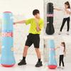 Inflatable Punching Bag PVC Tumbler Boxing Bag Stress Relief Toy Boxing Training Sandbag 1.2M for Adults Kids Taekwondo Training