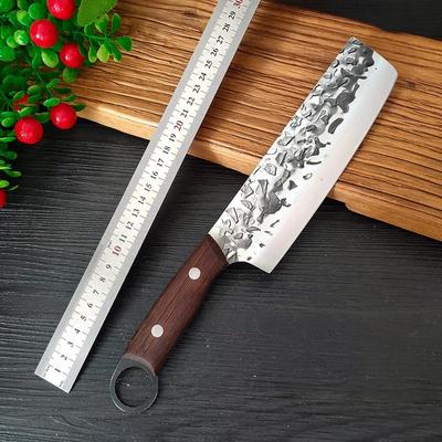 Кухонный нож из нержавеющей стали для мяса, нож шеф-повара, нож для нарезки овощей, фруктов, инструмент