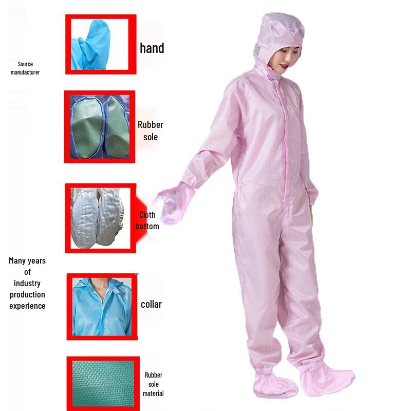 Anti-static High-Temperature Resistant Cleanroom Suit