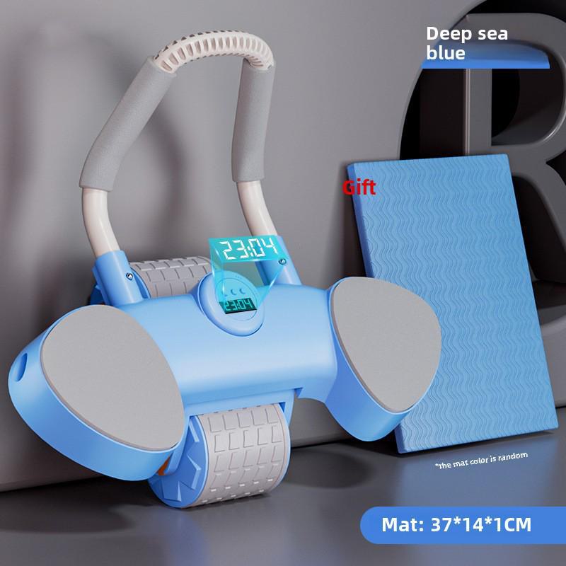 Автоматическое колесо для пресса - фитнес-оборудование для подтяжки пресса и укрепления корпуса. Идеально подходит для домашних тренировок.