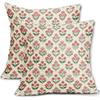 Vintage Floral Style Throw Pillow Cover Bohemian Sofa Pillowcase  Patio Decor