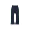 Fila Color Block Letter Print Vintage Flared Casual Knit Sports Pants Women Bottoms Deep-Navy F11W419604F-NV