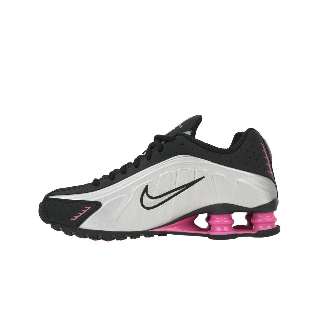 Nike Кроссовки Shox R4 Черный Металлик Серебристый Розовый леденец Женские AR3565-012