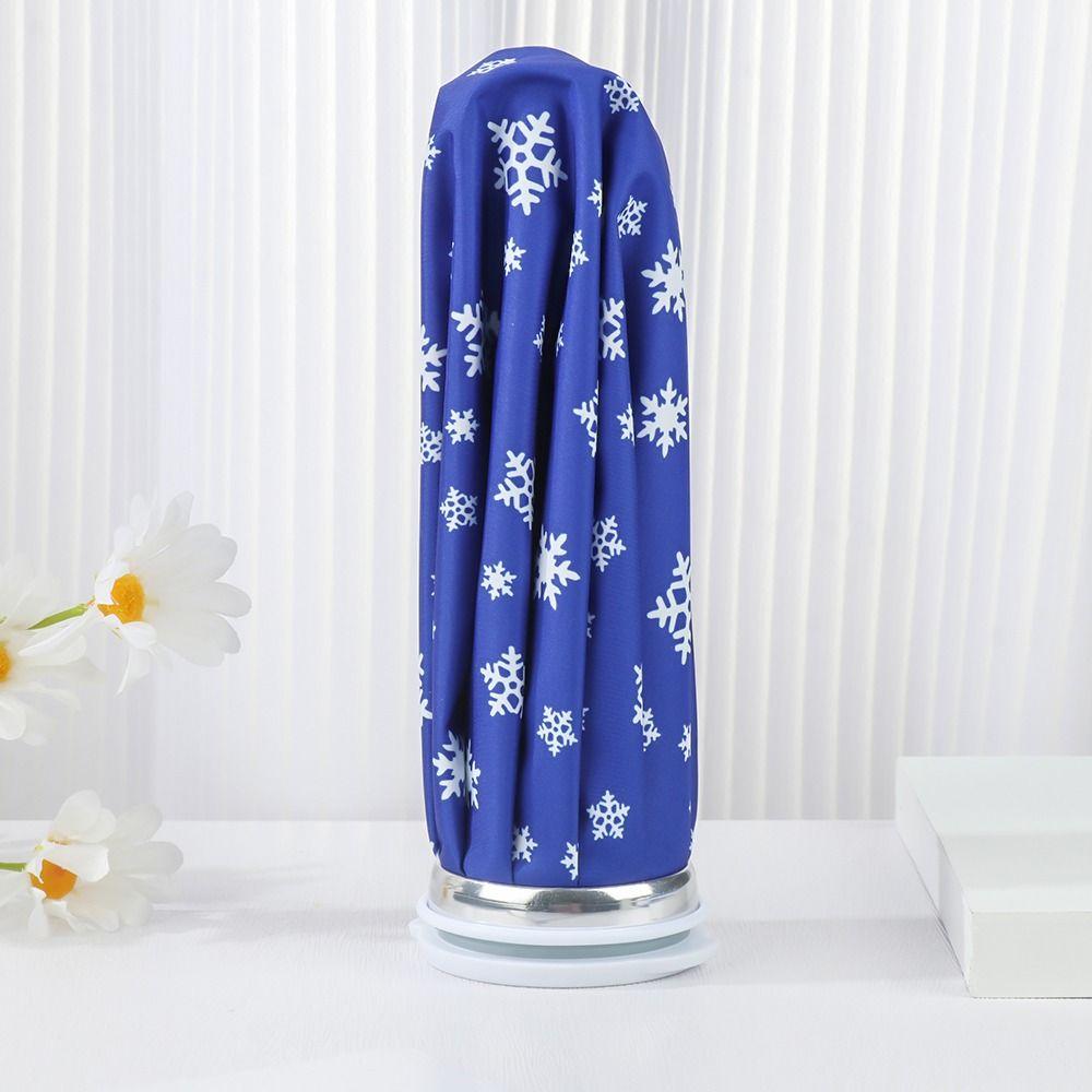 Snowflake Pattern Ice Compress Keep Warm Relieve Pain Ice Bag Ice Pack Cold Water Bag Hot Water Bag