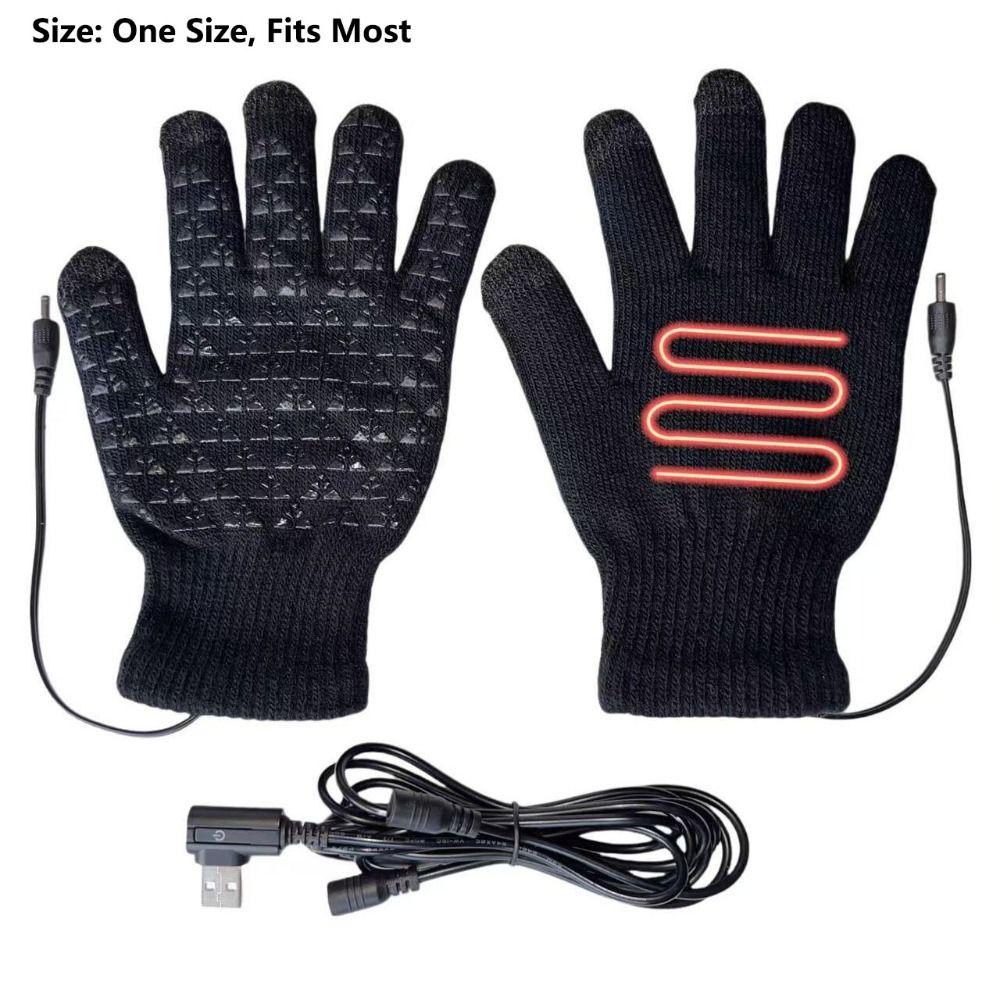 Thickened Electric Heating Gloves Touchscreen Hand Warming Gloves Touchscreen Gloves Winter