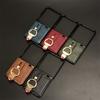 For Honor Magic V Flip Wrist Strap Ring Bracket Phone Holder Case For Honor Magic V Flip Leather style Case Drop-Resistant Cover