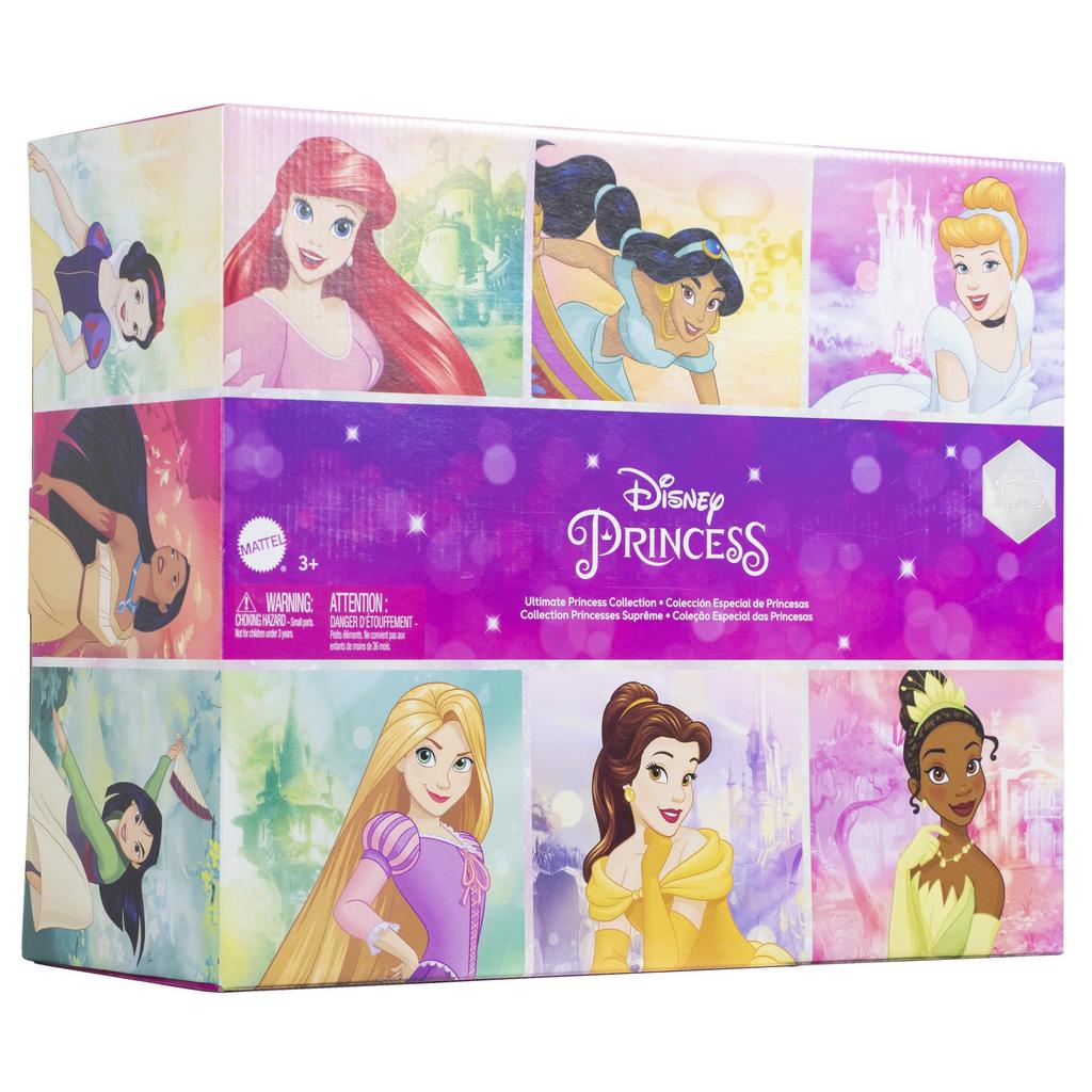 Премиум-коллекция кукол Disney Princess от Mattel (Коробка коллекционная с 13 куклами) Dress Up DollHouse PlayРолевые игры для детей от 3 лет и старше