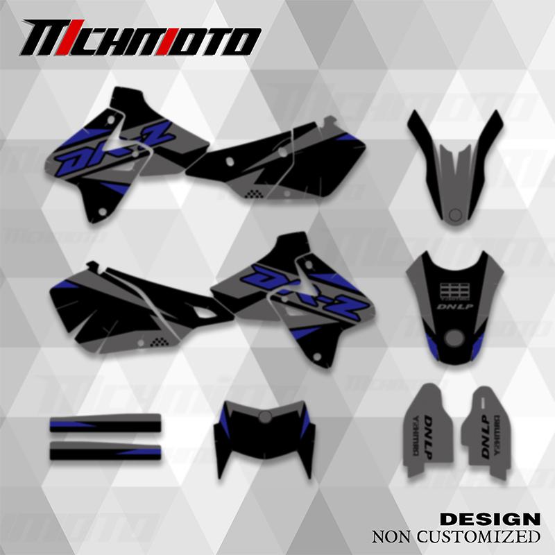MCHMFG For SUZUKI DRZ400 SM S E DRZ 400 SM S E 2000- Motorcycle Graphics Decal Stickers Kit Background Number Name