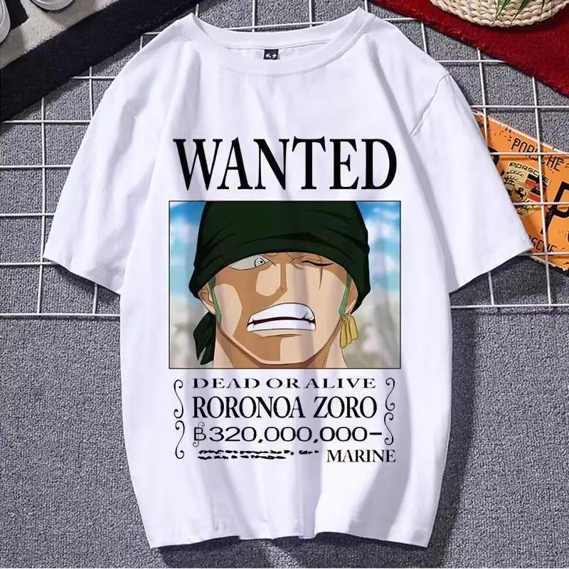 2026 ONE T-shirt Luffy Sauron Tide Brand Peripheral Clothes Unisex's and Women's Summer Short-sleeved Sports and Leisure Top Ins