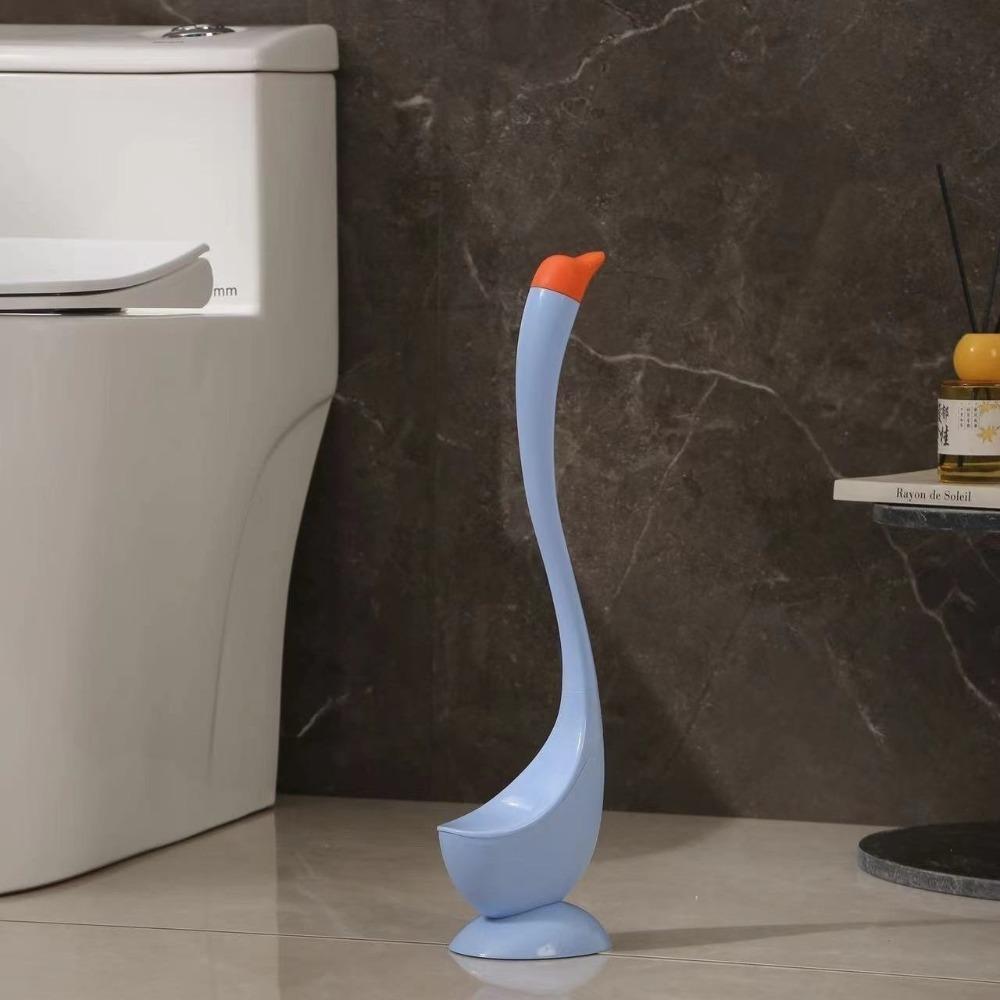 Мультяшный туалетный вантуз, густая щетина, щетка для чистки унитаза, длинная ручка, туалетная щетка, ванная комната