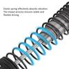VGEBY RC Adjustable Shock Full Metal Spring Compatible with Slash Durable and Titanium RC Accessories Absorbers, 110mm, Damper, 2WD, Long-Lasting
