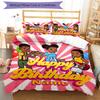 3pcs Custom Name Gracie's Corner Bedding Set Duvet Cover Closure Includes 1 Duvet Cover & 2 Pillowcases, Soft and Comfortable for All Seasons.