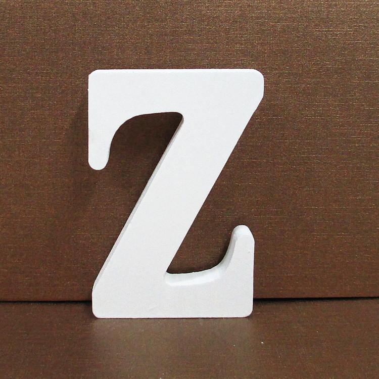 White Wooden Letter & Number Ornaments Home Wedding Decor Photo Shooting Props