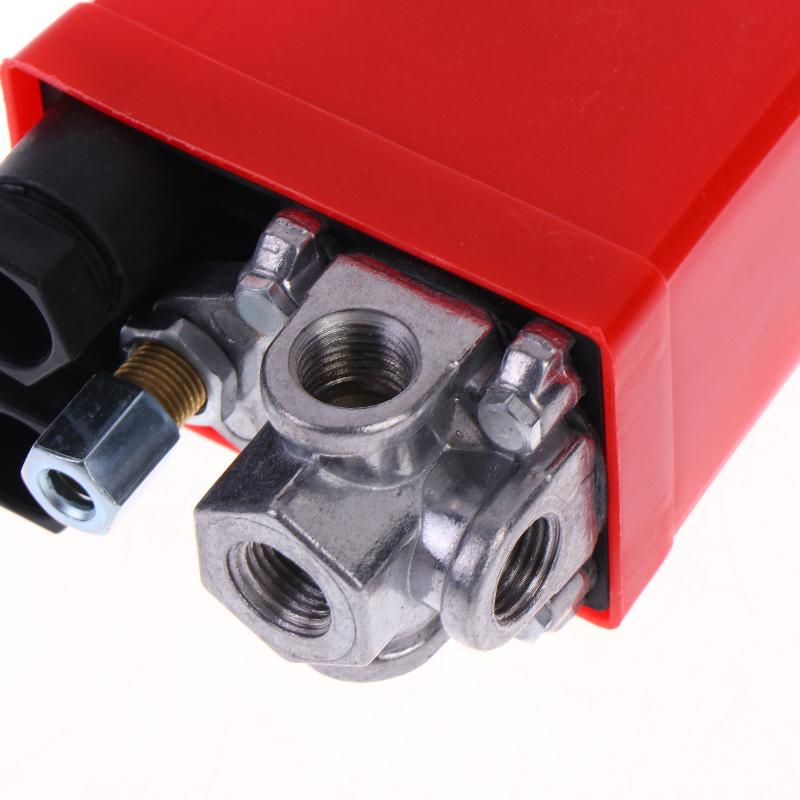 Reliable Air Compressor Pressure Switch 90-120psi Automatic On Off Control for Garage Pneumatic Tools and Workshop Applications