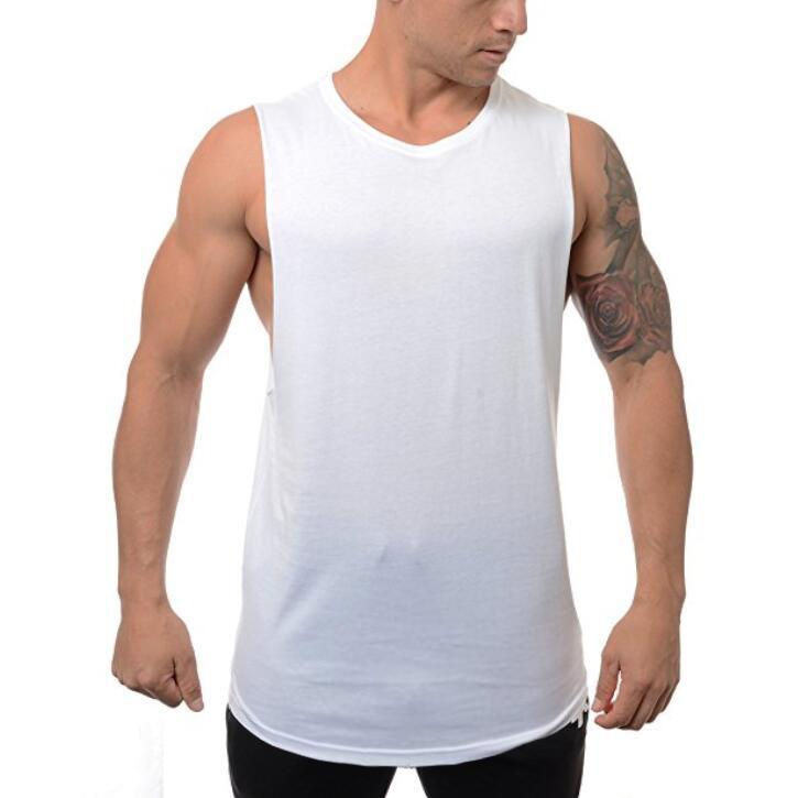 Новые пустые топы-стрингеры для бодибилдинга, мужская хлопковая спортивная одежда, модный жилет для фитнеса, мужская спортивная одежда, тренировочная рубашка без рукавов